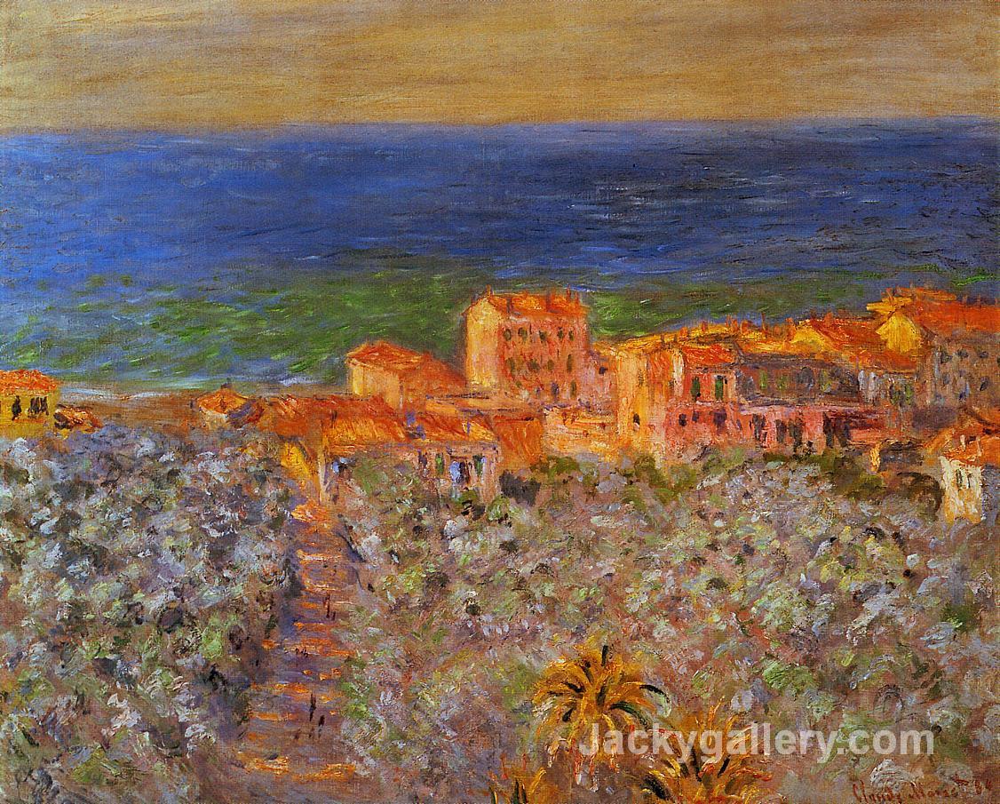 Borgo Marina at Bordighera by Claude Monet paintings reproduction